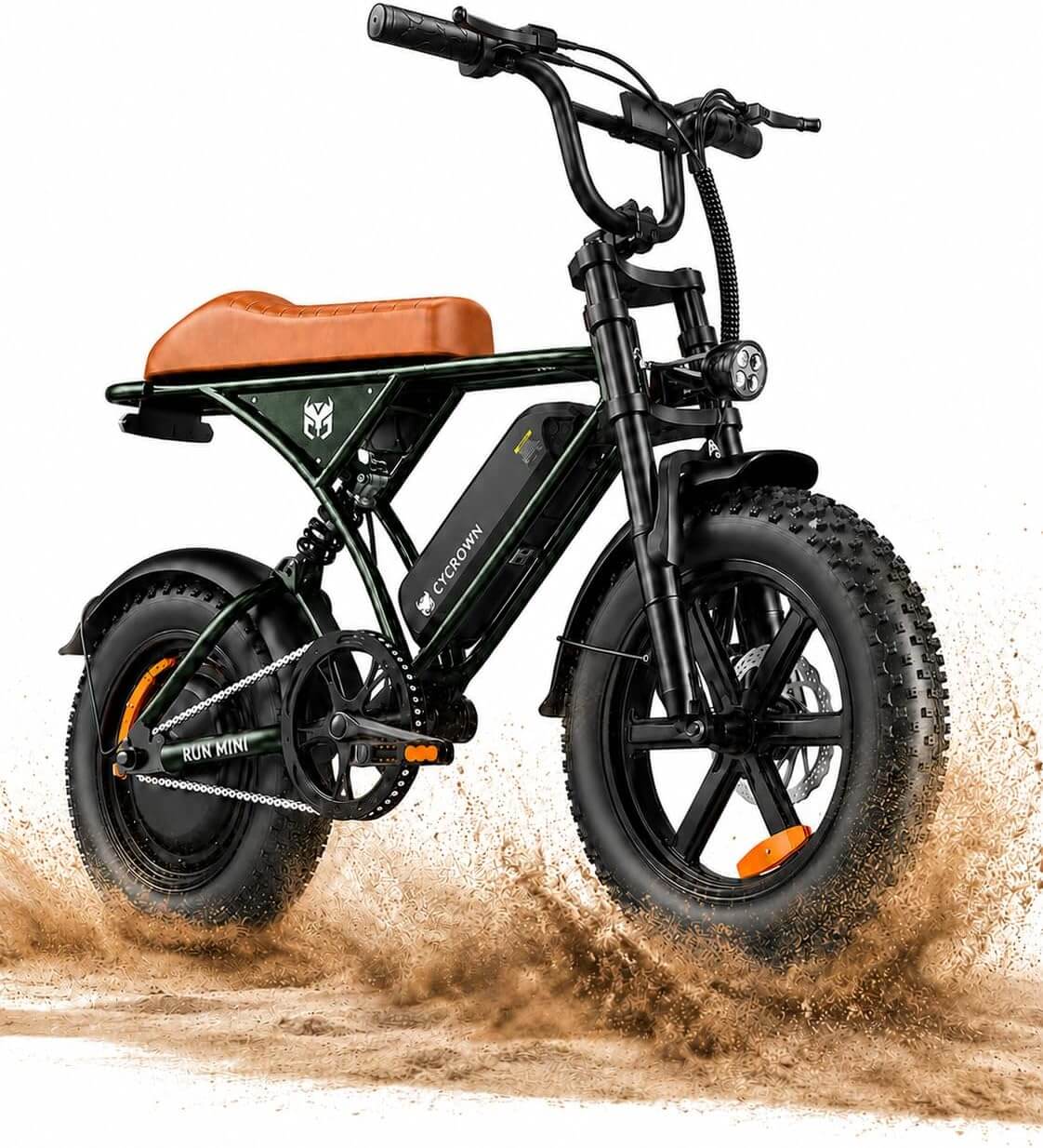 CYCROWN RUNMINI 750W 16" Fat Tire Electric Bike Moped