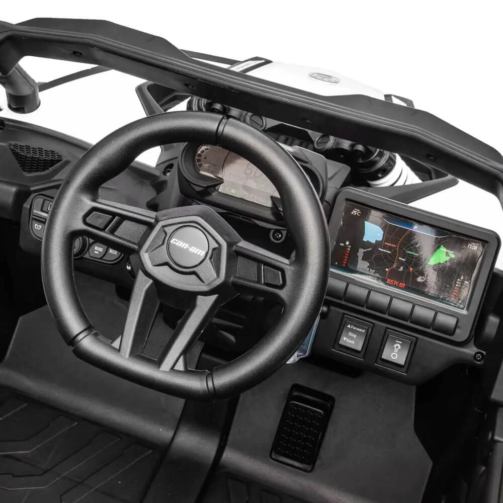 Moderno Kids CAN-AM MAVERICK CUSTOM EDITION 24V Electric UTV Ride-On Car, Parental Remote