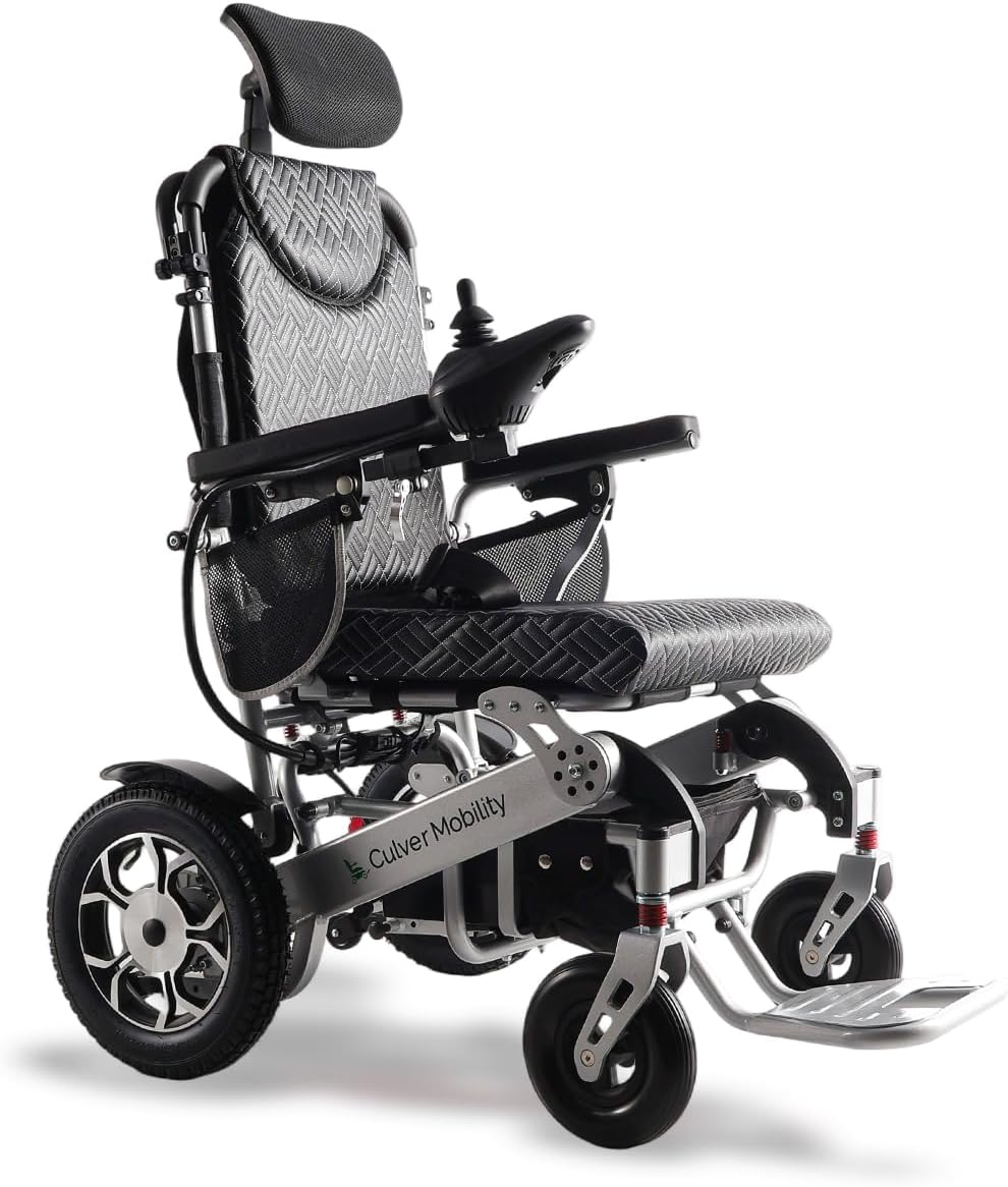Culver SHAWK All-Terrain Reclining Foldable Electric Power Wheelchair