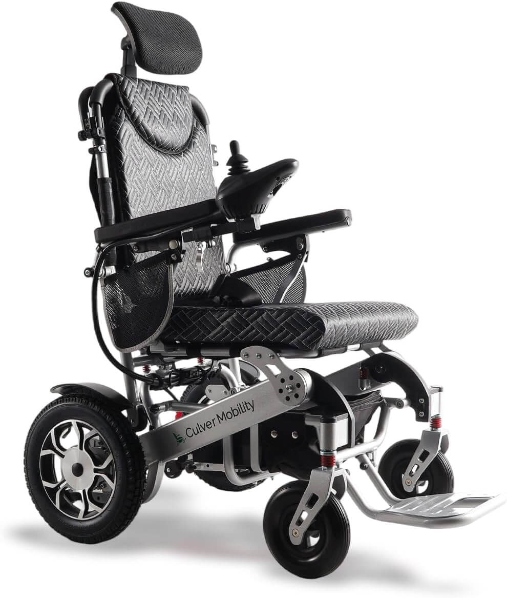 Culver SHAWK All-Terrain Reclining Foldable Electric Power Wheelchair