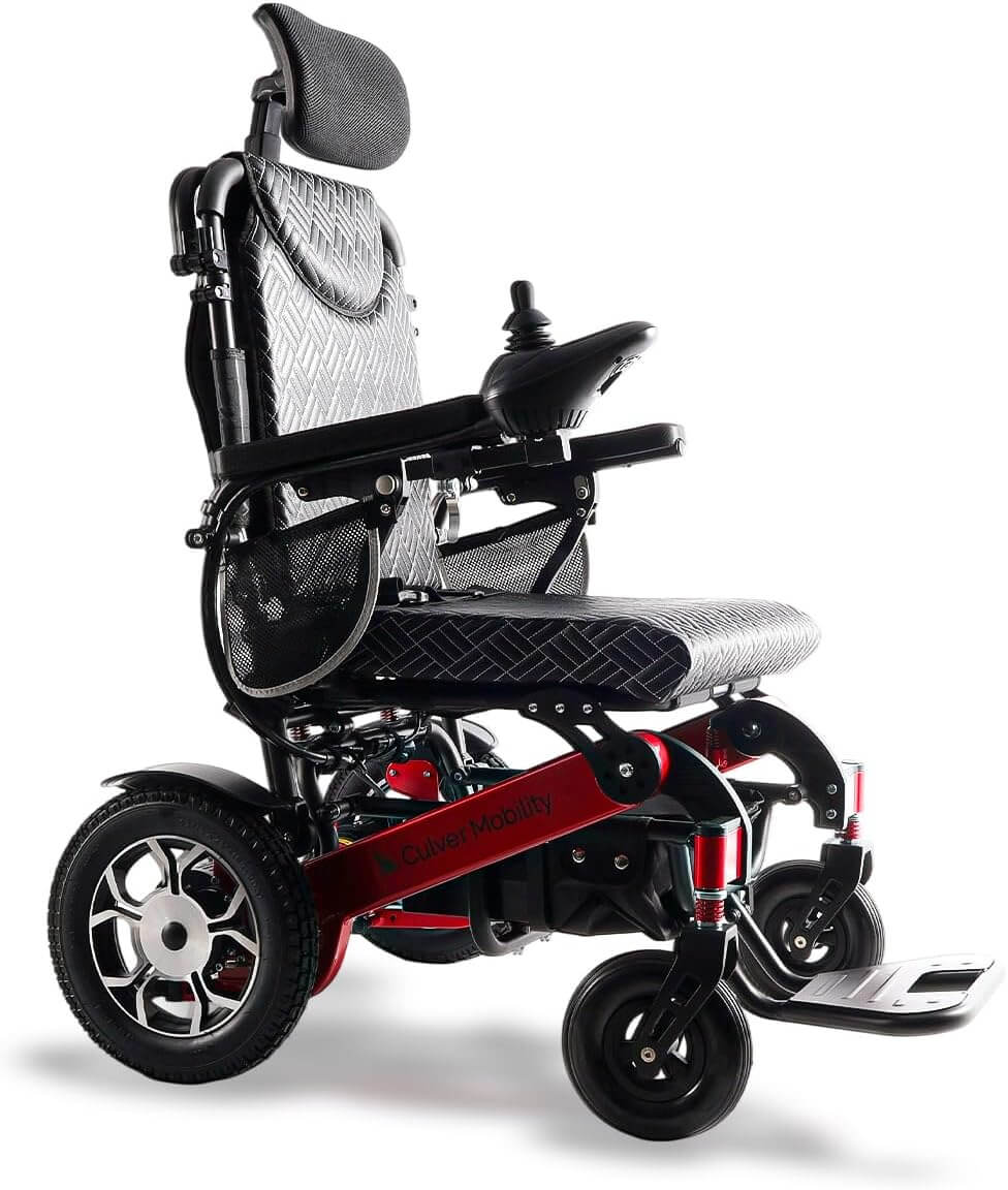 Culver SHAWK All-Terrain Reclining Foldable Electric Power Wheelchair