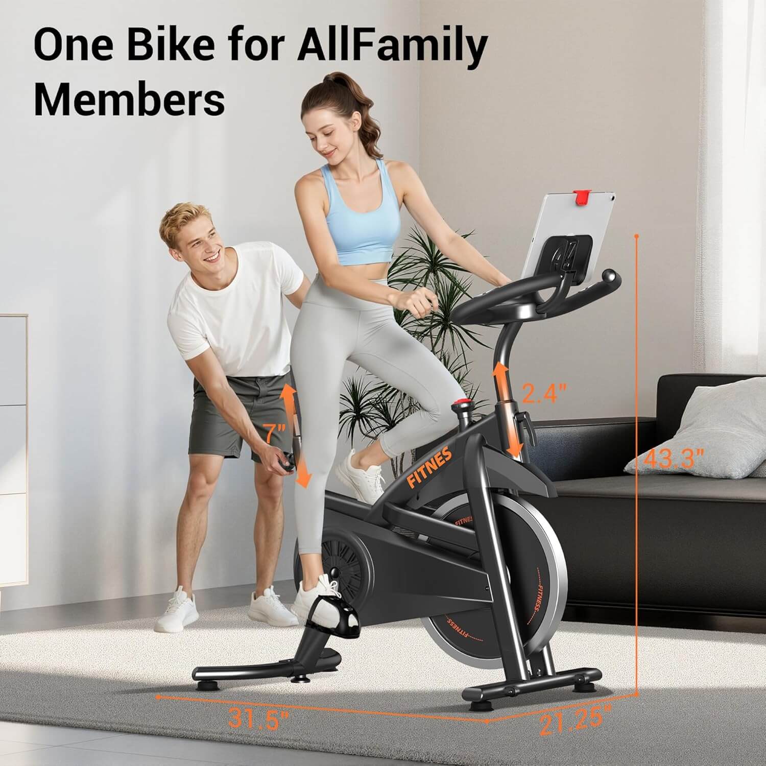 amazon stationary bicycles Is Selling an Indoor Exercise Bike for Over 50% Off friendly equipment choice for home fitness enthusiasts CURSOR FITNESS Exercise Bike, Stationary