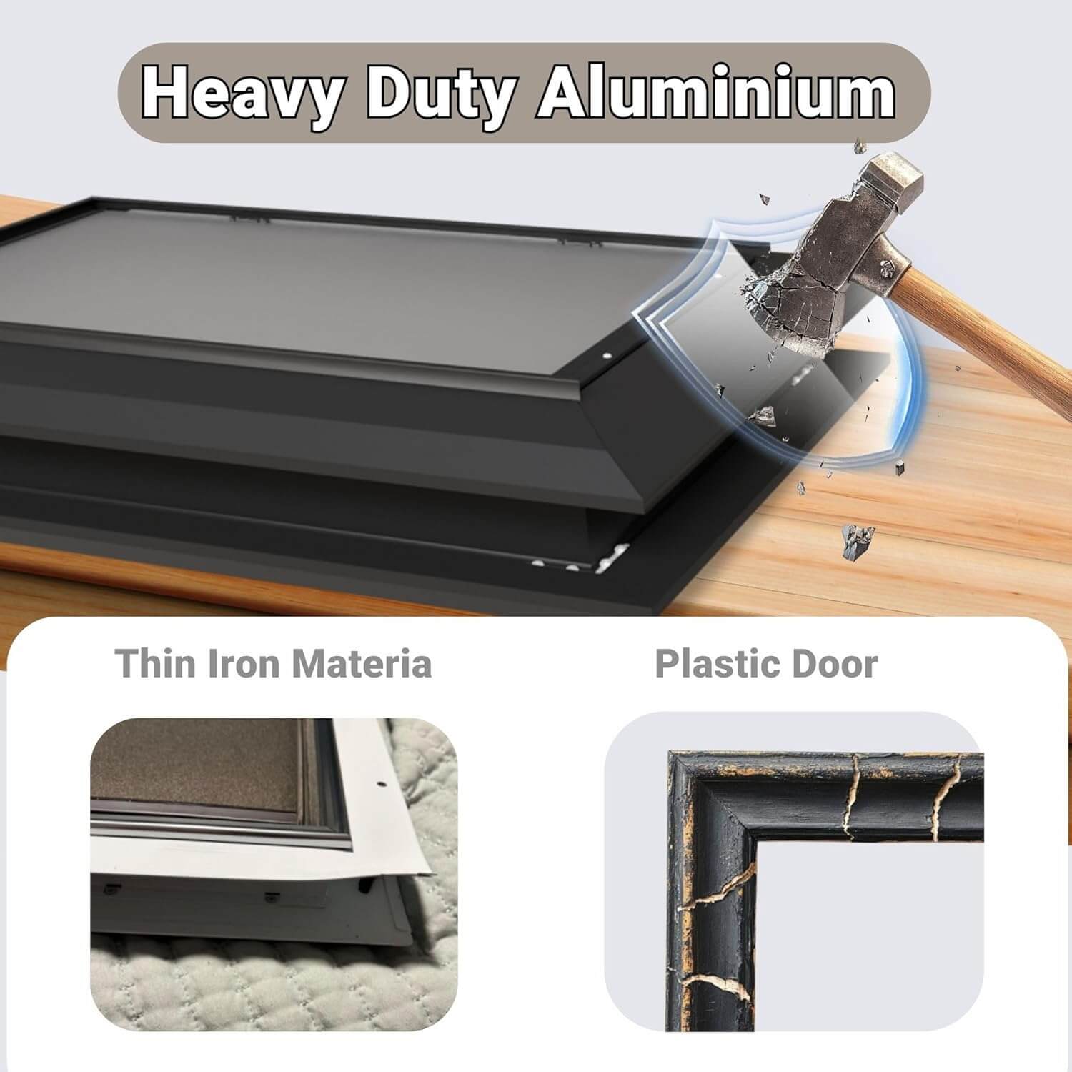 Cybergate Dog Door, Heavy Duty Magnetic Double Flap