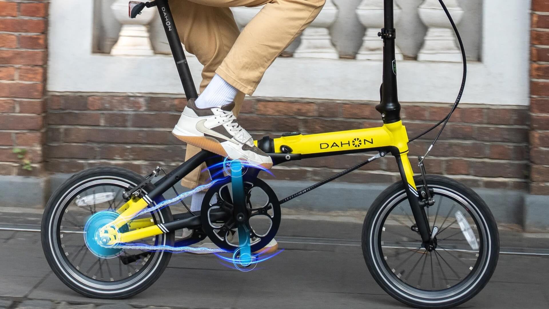 2025 Dahon K FEATHER Lightweight Aluminum Folding Electric Bike, Integrated Battery