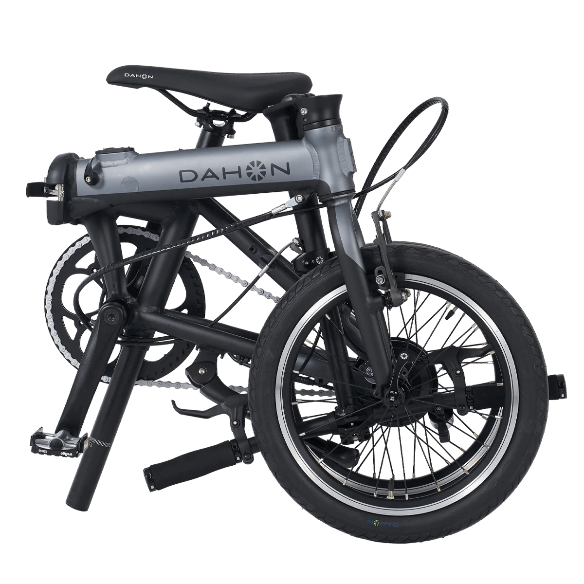 2025 Dahon K FEATHER Lightweight Aluminum Folding Electric Bike, Integrated Battery