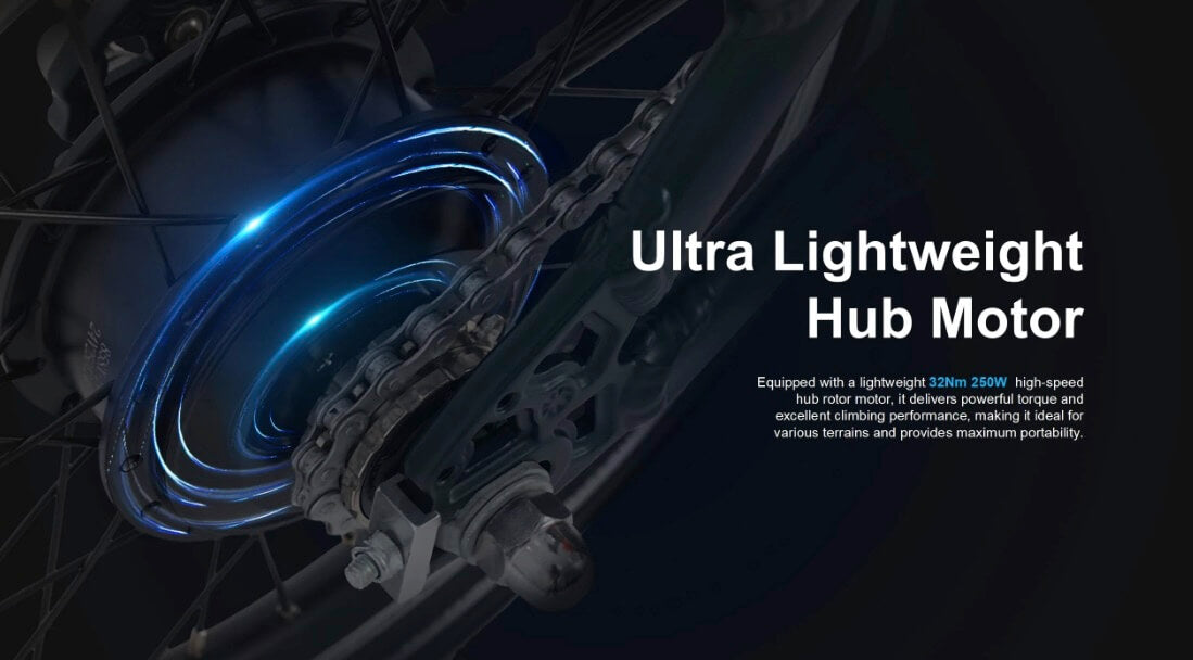 2025 Dahon K FEATHER Lightweight Aluminum Folding Electric Bike, Integrated Battery