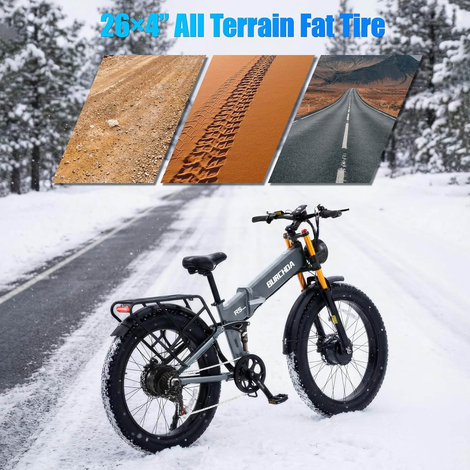 Damson R5 PRO 3000W 48V Dual Motor AWD Fat Tire Electric Bike