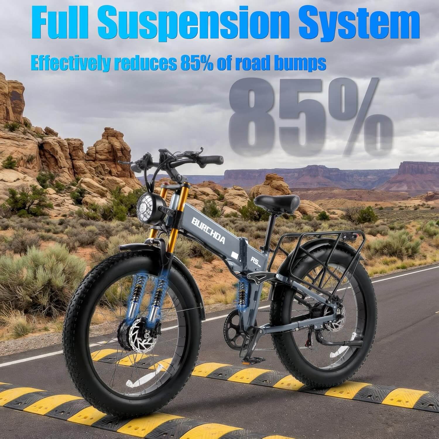 Damson R5 PRO 3000W 48V Dual Motor AWD Fat Tire Electric Bike