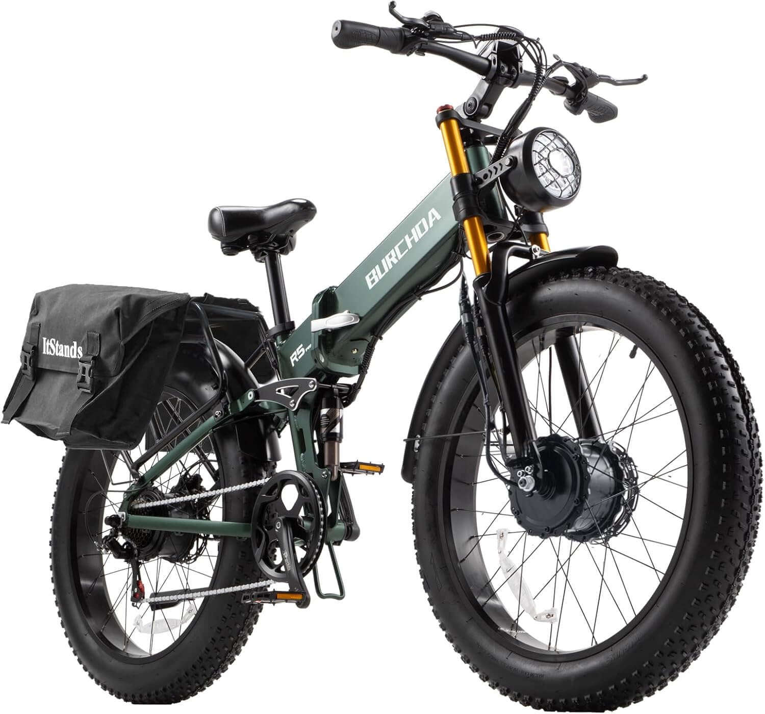 Damson R5 PRO 3000W 48V Dual Motor AWD Fat Tire Electric Bike