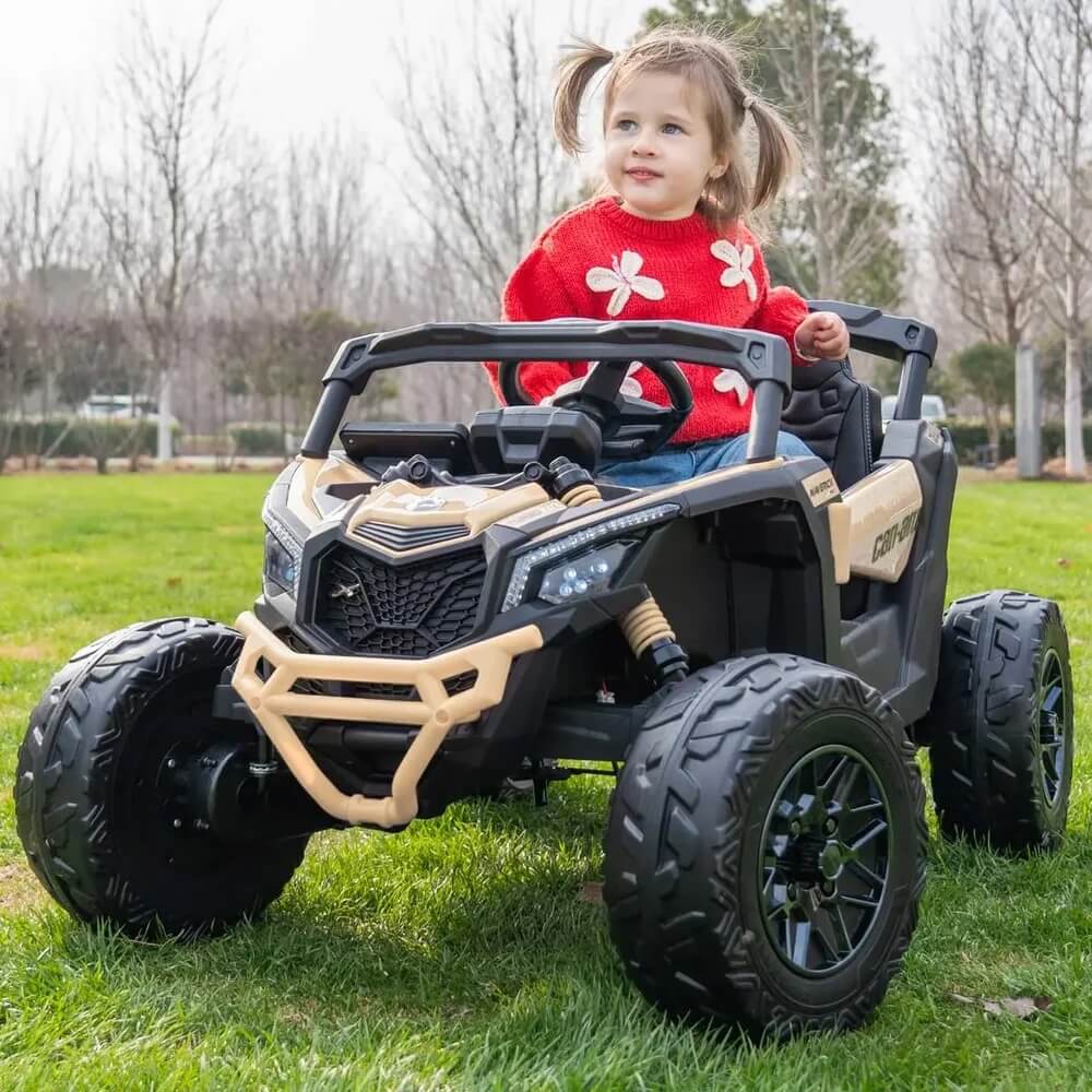 Moderno Kids CAN-AM MAVERICK CUSTOM EDITION 24V Electric UTV Ride-On Car, Parental Remote