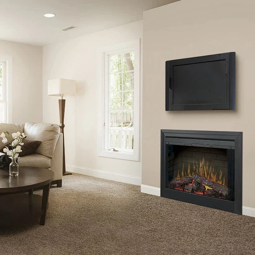Dimplex DELUXE 39" Traditional Built-In Electric Firebox Fireplace, BF39DXP