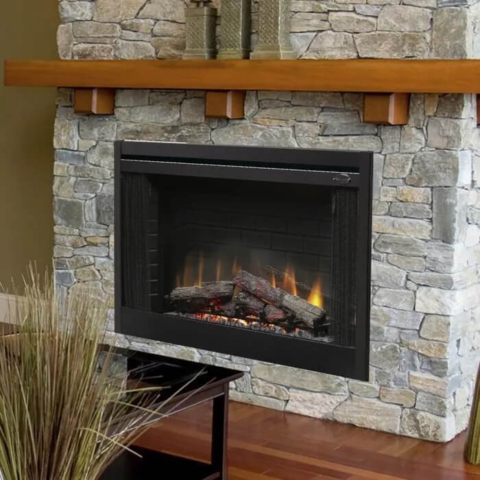 Dimplex DELUXE 45" Traditional Built-In Electric Firebox Fireplace, BF45DXP