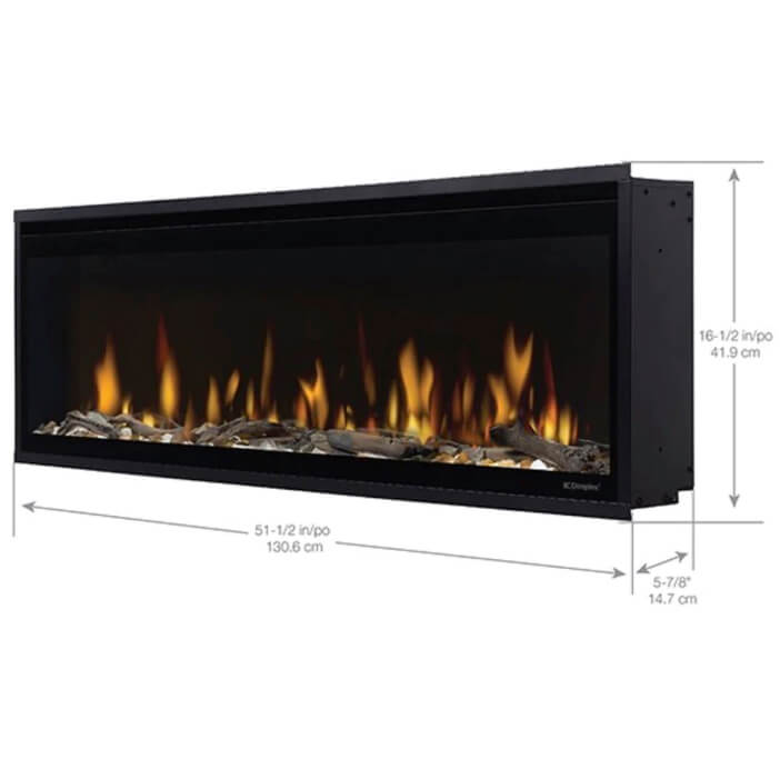 Dimplex IGNITE EVOLVE 50" Built-In Linear Electric Fireplace, EVO50
