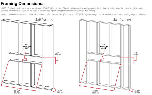 Dimplex IGNITE EVOLVE 50" Built-In Linear Electric Fireplace, EVO50