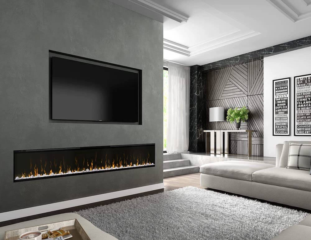 Dimplex IGNITE XL 100" Wall Mounted Linear Electric Fireplace, XLF100
