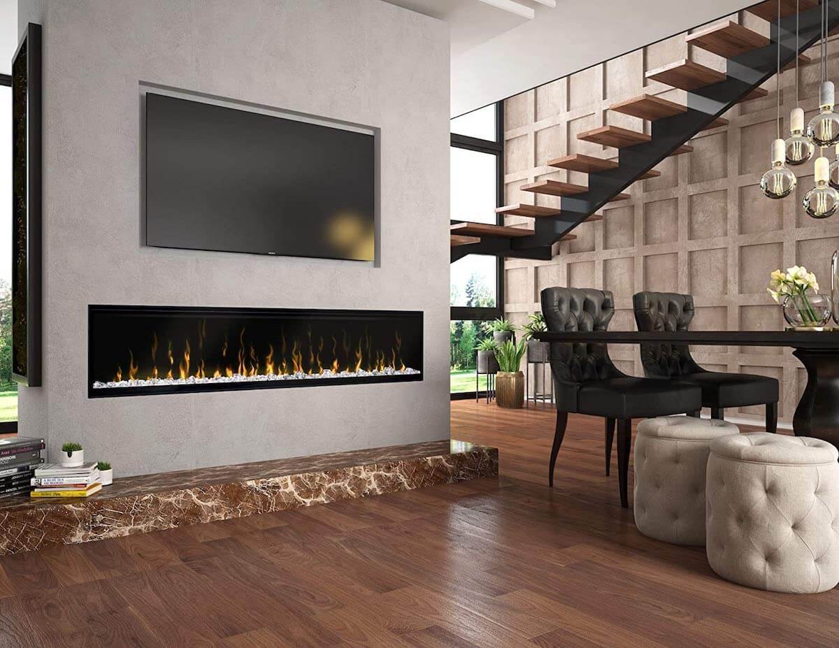 Dimplex IGNITE XL 74" Wall Mounted Linear Electric Fireplace, XLF74