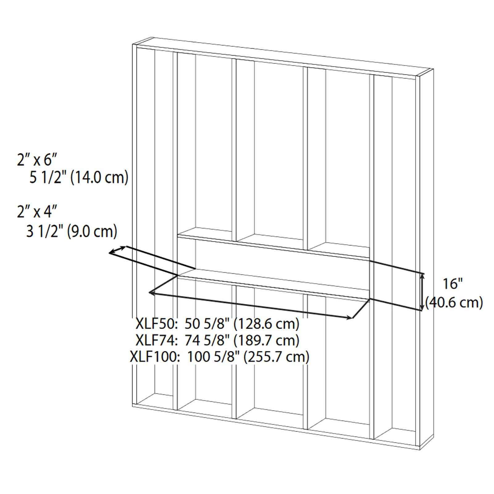 Dimplex IGNITE XL BOLD 50" Built-In Linear Electric Fireplace, XLF5017-XD