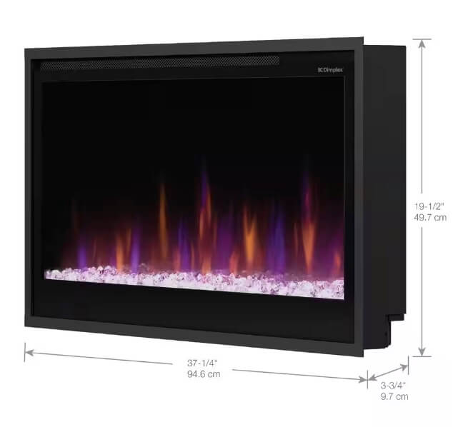 Dimplex MULTI-FIRE SLIM 36" Built-In Linear Electric Fireplace, PLF3614-XS