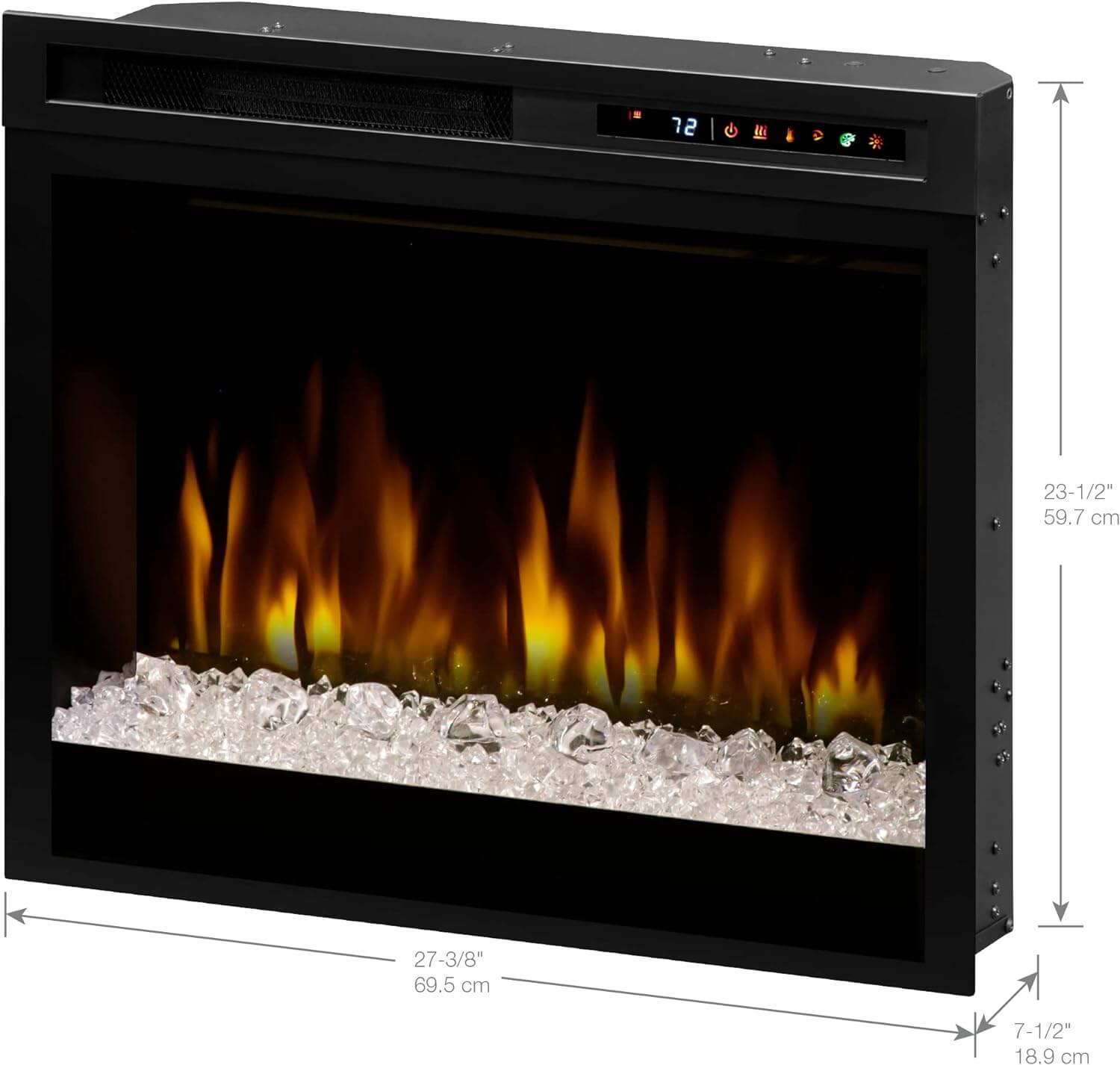 Dimplex MULTI-FIRE XHD28 28" Front Mount Electric Firebox Fireplace
