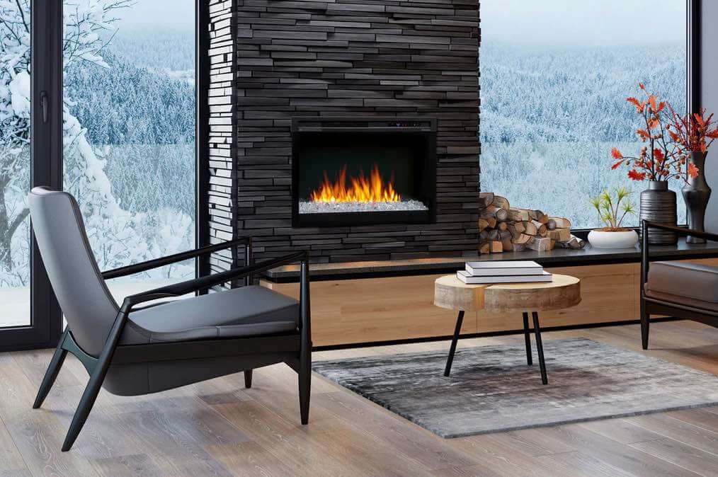 Dimplex MULTI-FIRE XHD33 33" Front Mount Electric Firebox Fireplace
