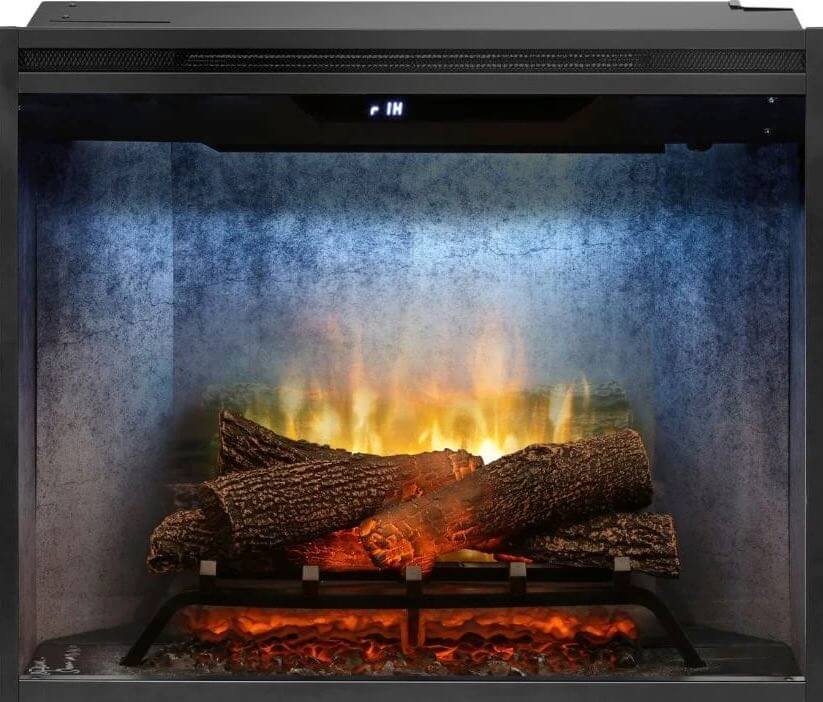 Dimplex REVILLUSION 30" TRADITIONAL Built-In Electric Firebox Fireplace, Glass Panel, Plug Kit