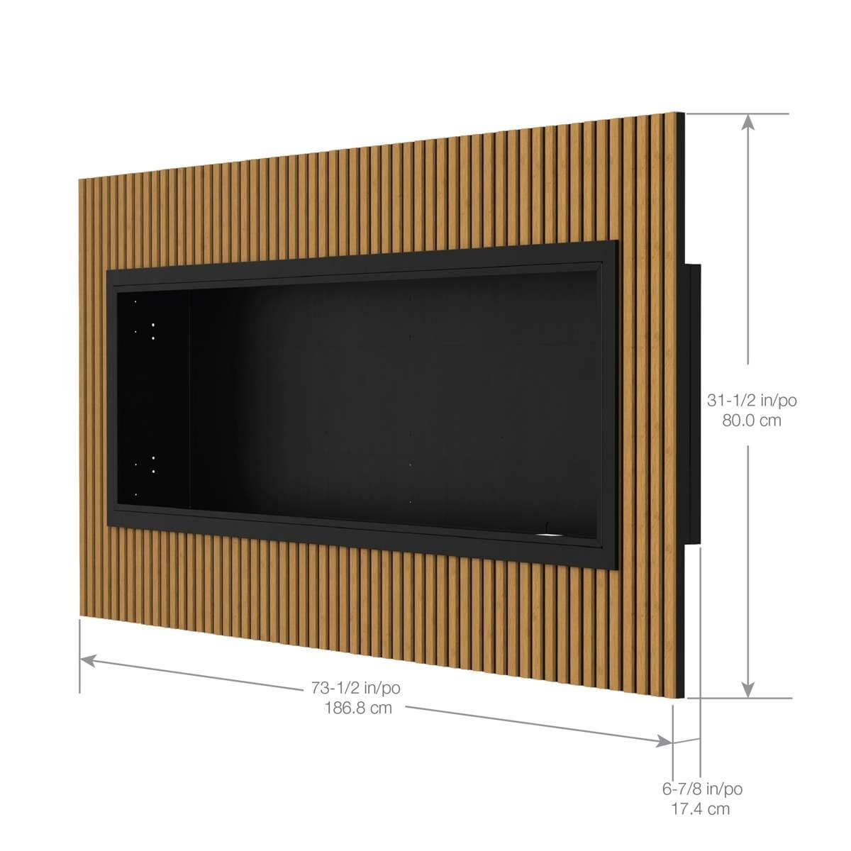 Dimplex STORM PANEL SURROUND 60" Electric Fireplace