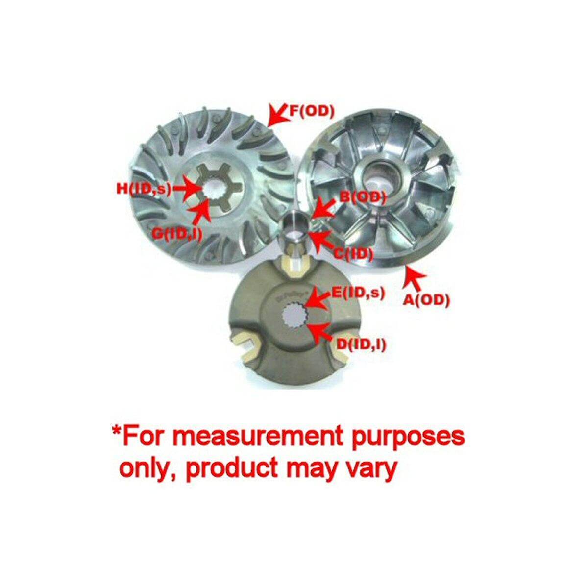 Dr. Pulley Vespa 44mm Performance VARIATOR KIT, 169-362