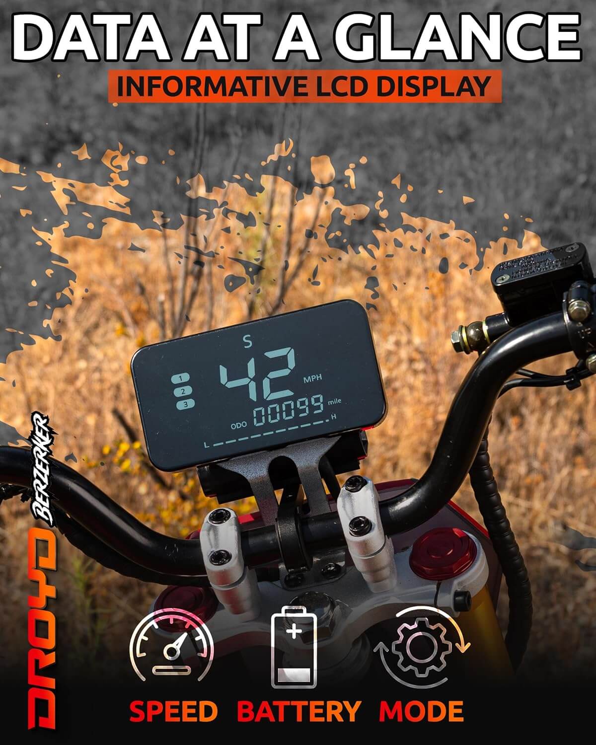 Droyd Berzerker 3000W 48V Kids' Electric Dirt Bike