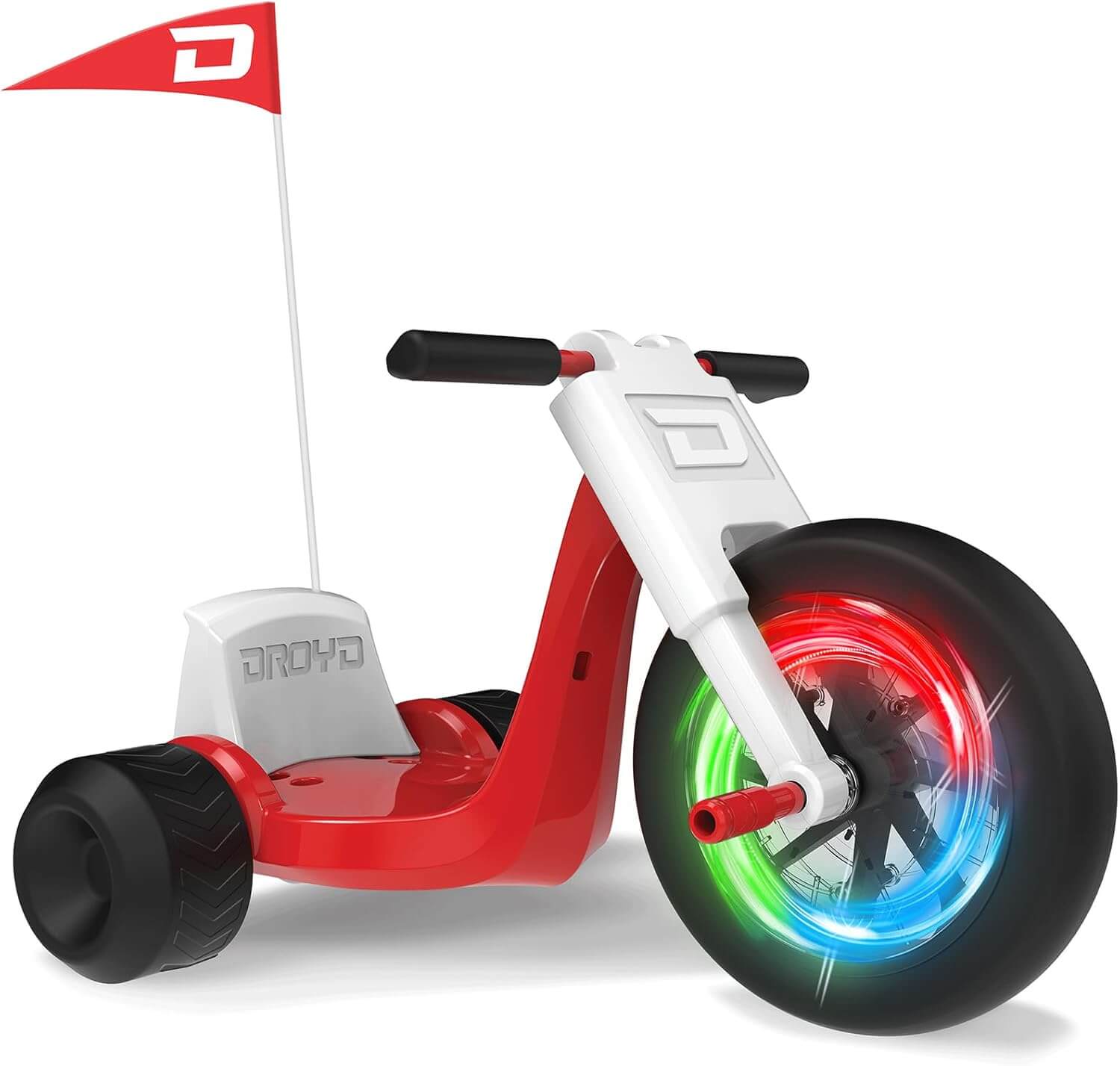 Droyd Romper Kids' Electric Tricycle, Parental Speed Control, LED Lights