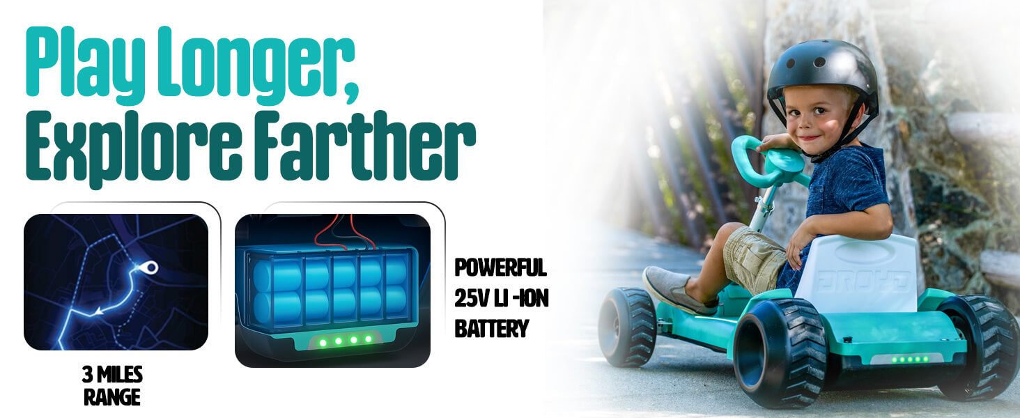 Droyd Zypster Kids' Electric Go-Kart