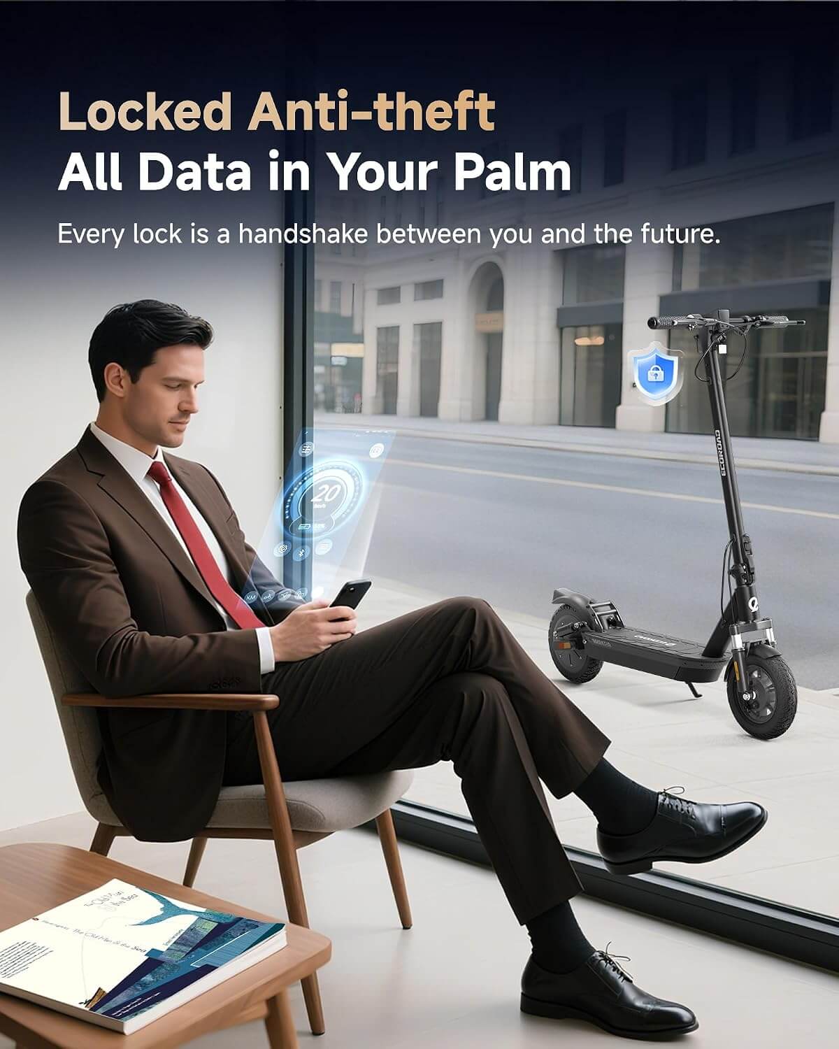 ECOROAD EC10 750W Folding Electric Scooter