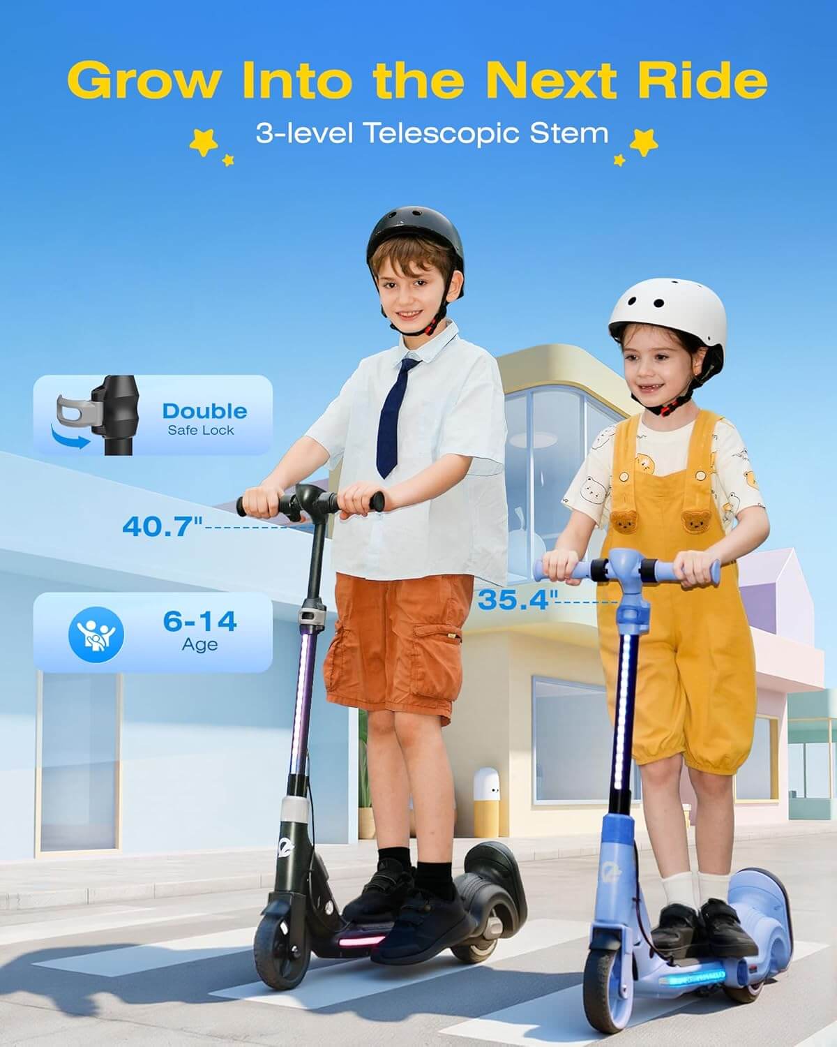 ECOROAD EK8 2 In 1 200W Kids Folding Electric Scooter ECOROAD EK8 2 In 1 200W Kids Folding Electric Scooter