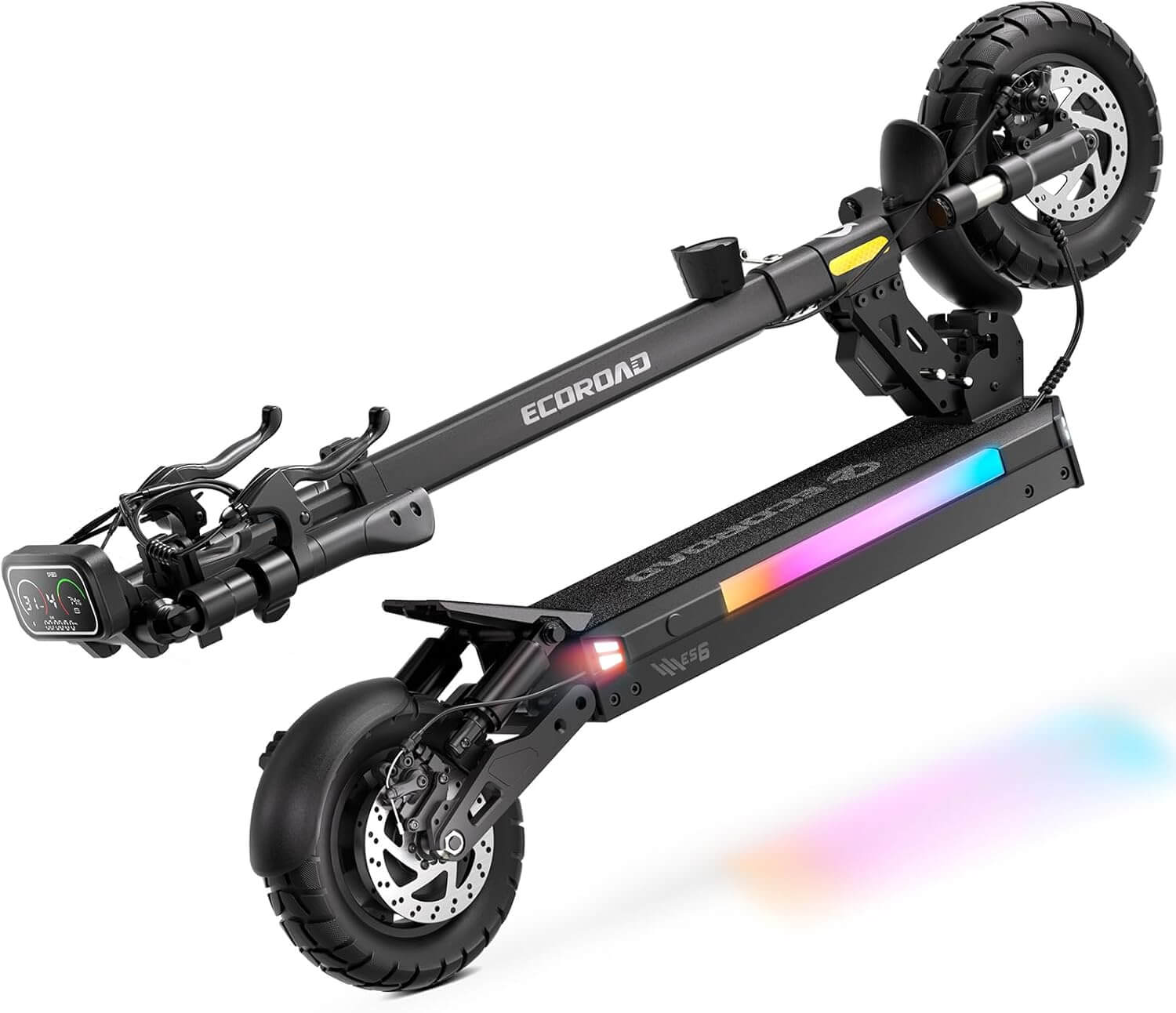 ECOROAD Portable Folding Dual Suspension Off-Road Electric Scooter