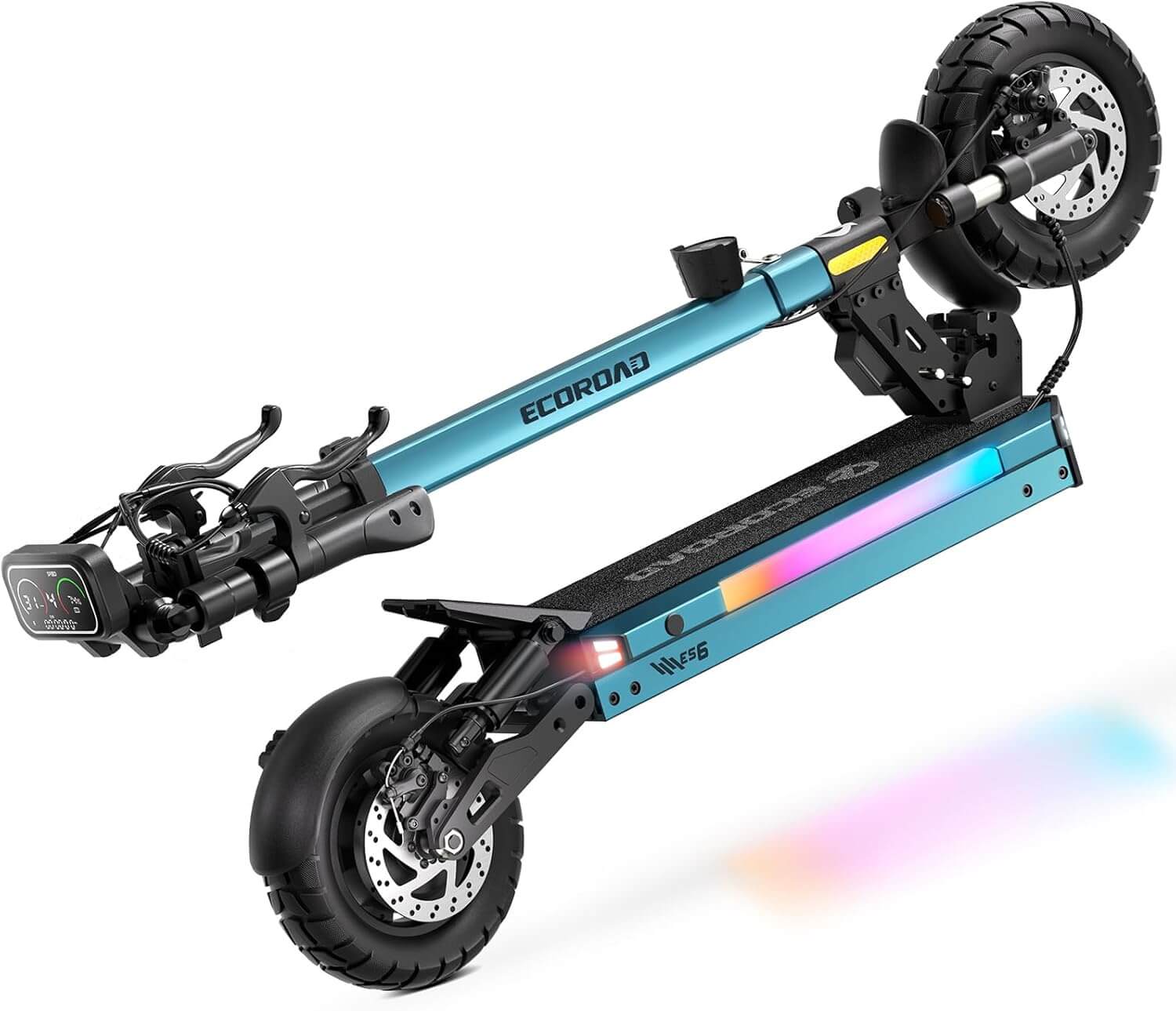 ECOROAD Portable Folding Dual Suspension Off-Road Electric Scooter