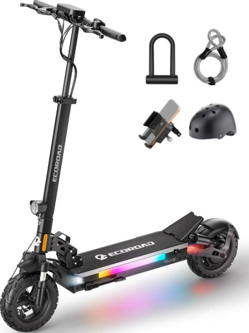 ECOROAD ET6 800W Folding Electric Scooter