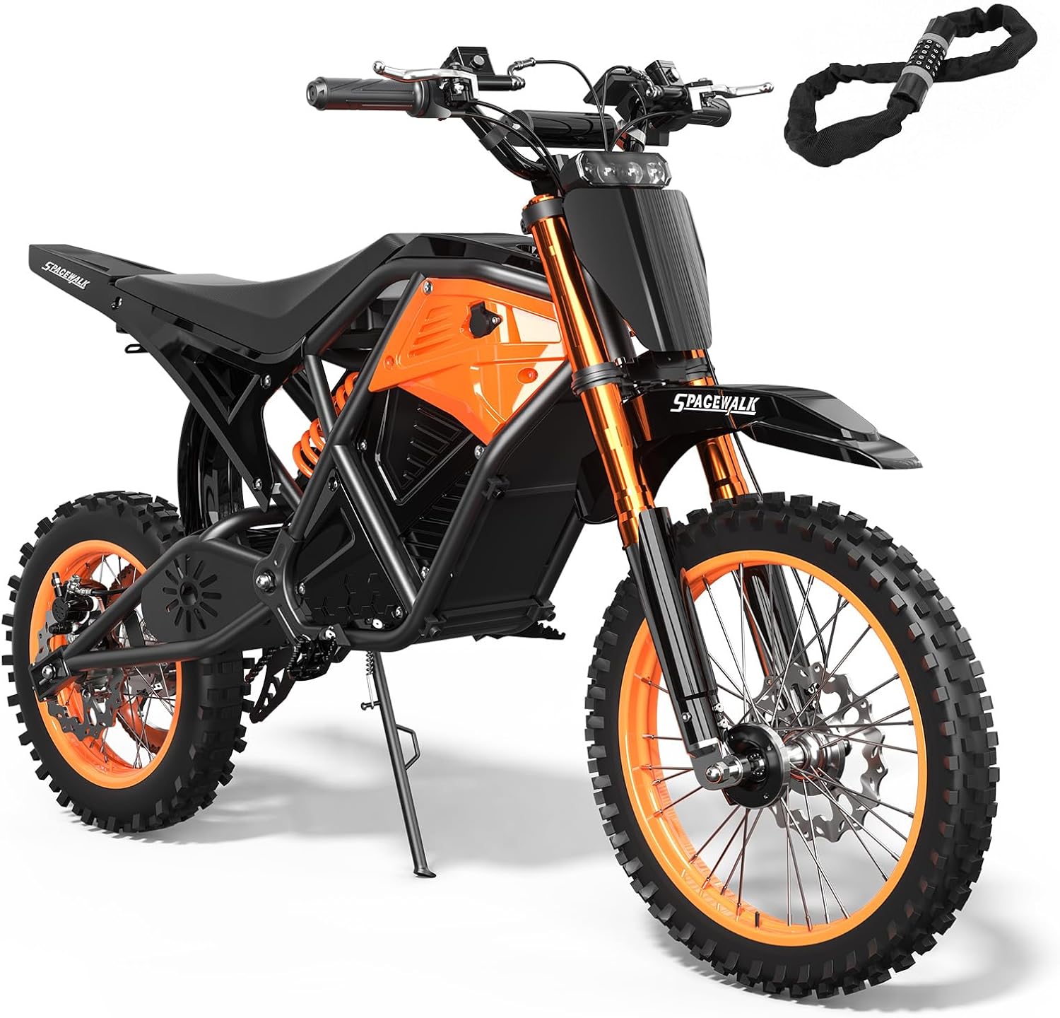 EILLEO EB007 3000W 48V Full Suspension Fat Tire Electric Dirt Bike