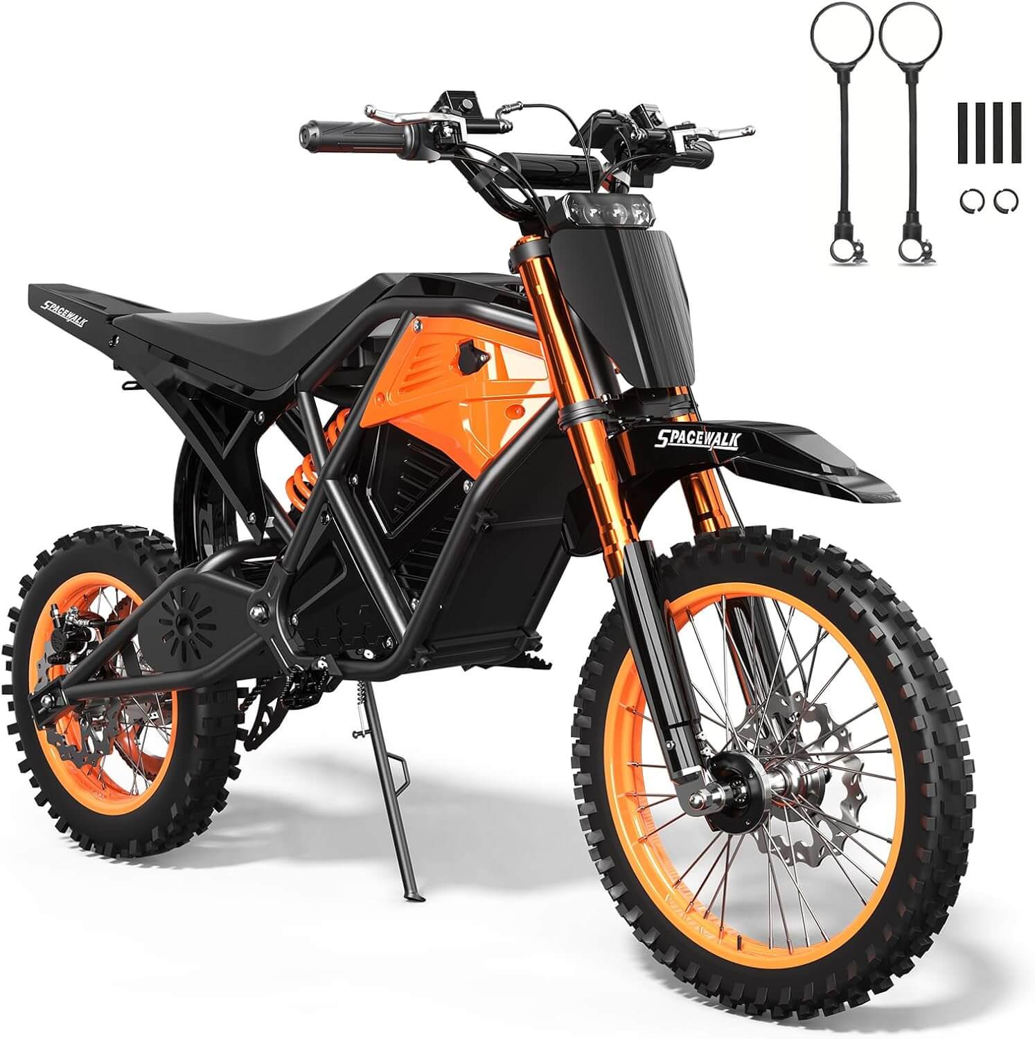 EILLEO EB007 3000W 48V Full Suspension Fat Tire Electric Dirt Bike