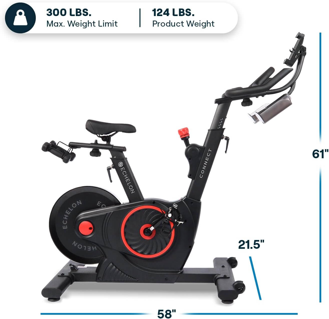 Echelon EX5 Smart Fitness Exercise Bike