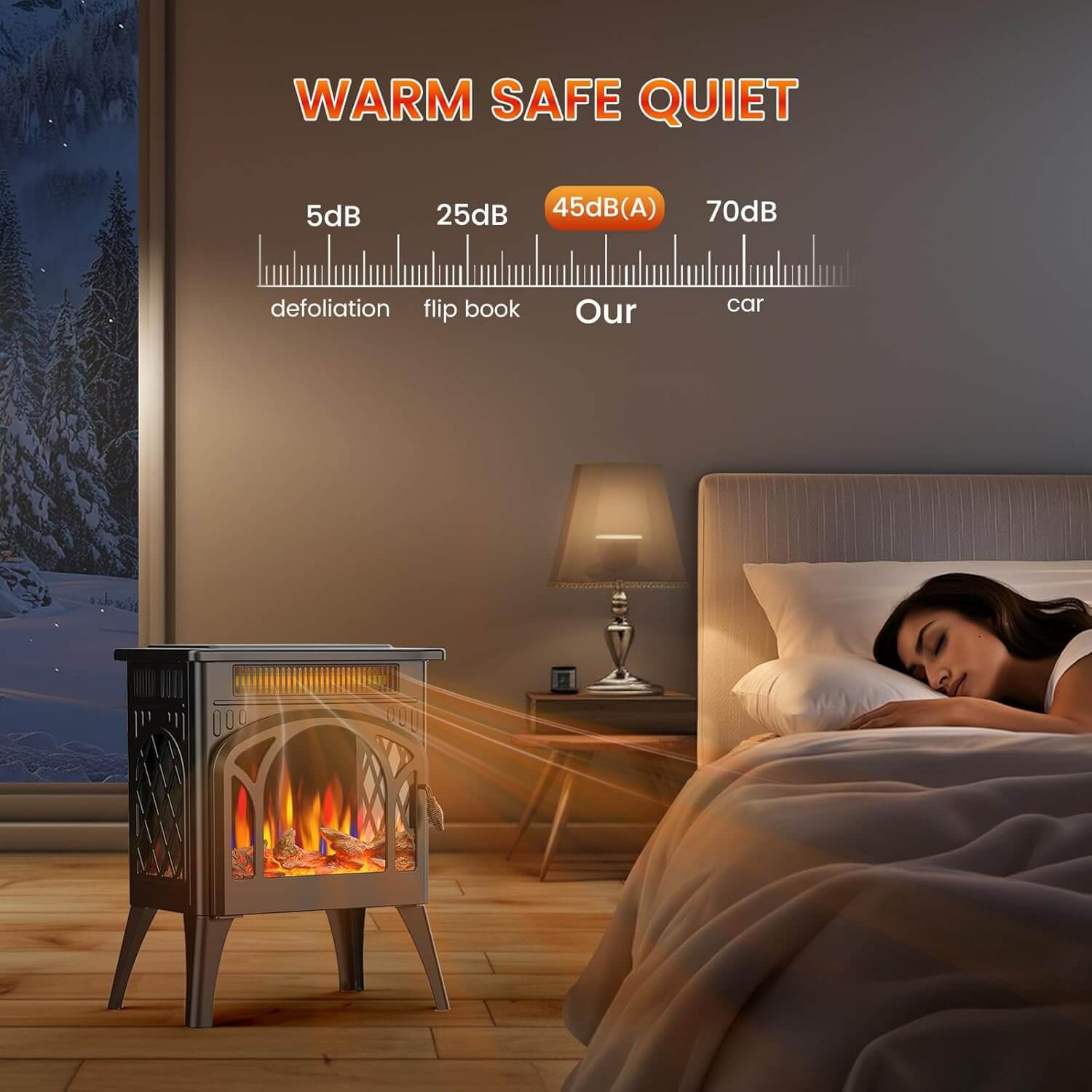 Electactic 1500W Freestanding Indoor Electric Stove