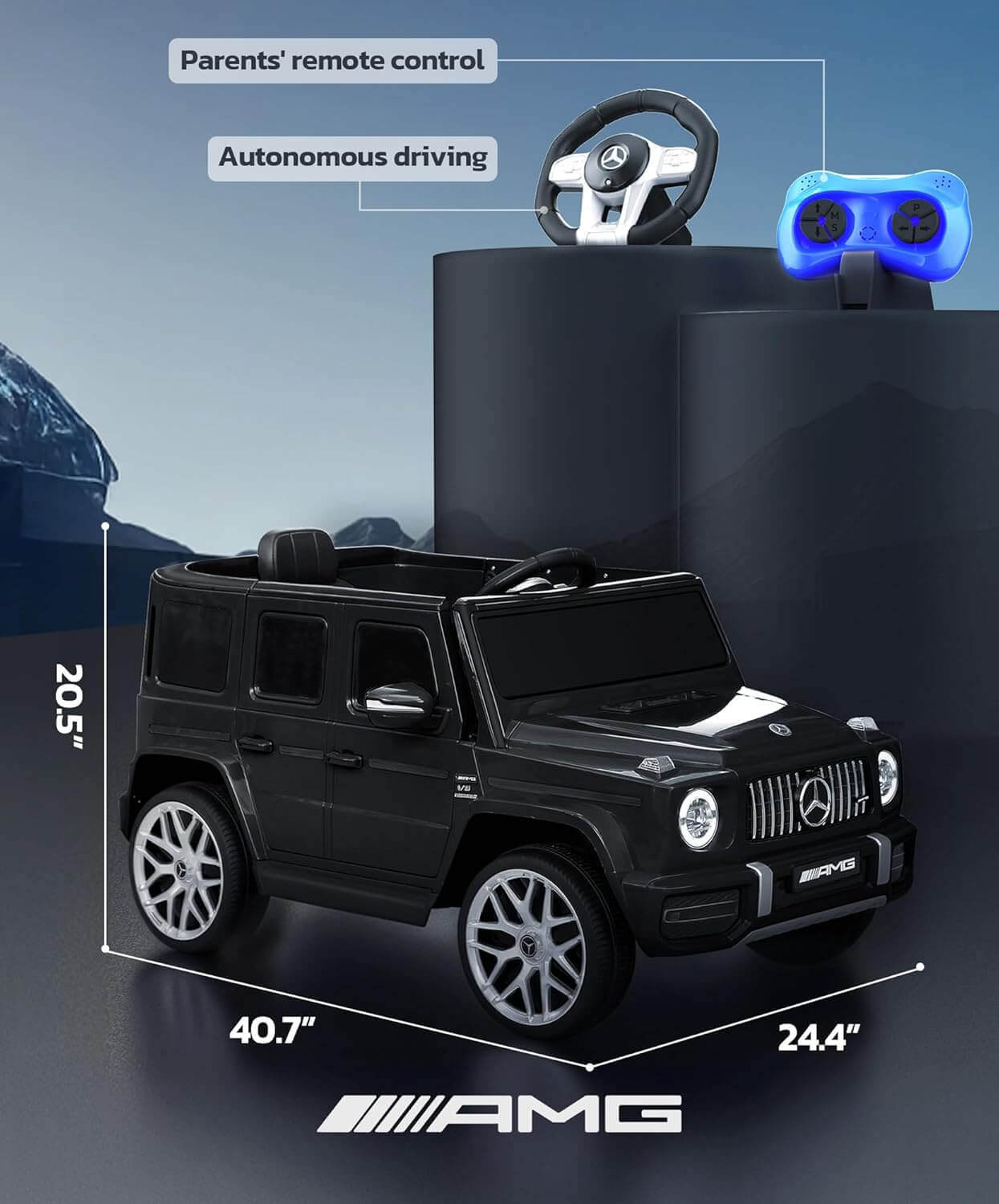 Elemara Mercedes Benz AMG G63 Kids' Ride-On Car