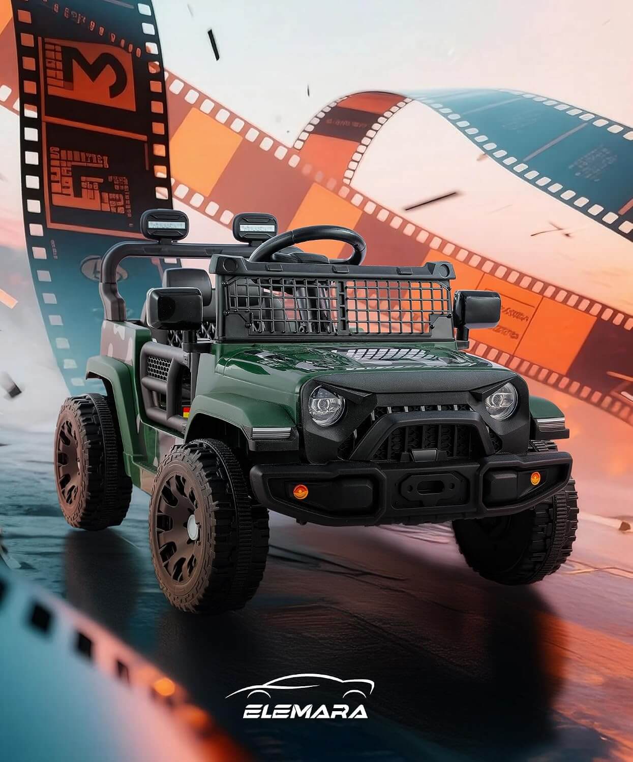Elemara Off-Road Kids' Electric Ride-On Car Truck