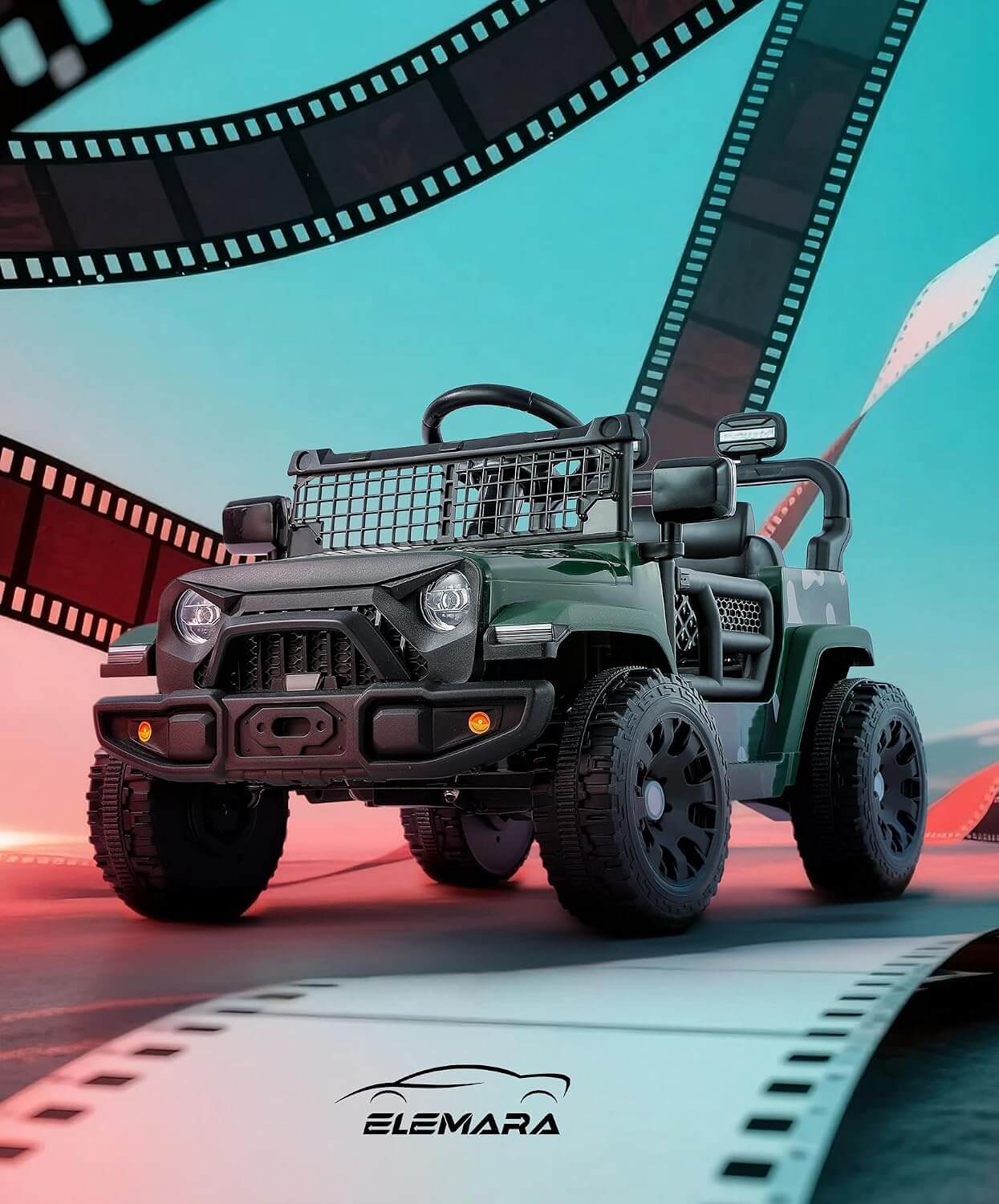 Elemara Off-Road Kids' Electric Ride-On Car Truck