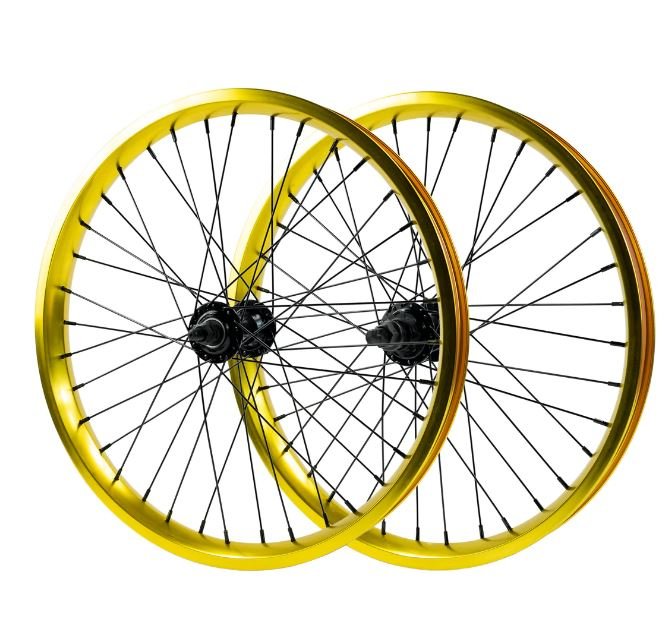 Elite BMX Replacement 20" Wheelset for BMX Bikes, Multi-Colors