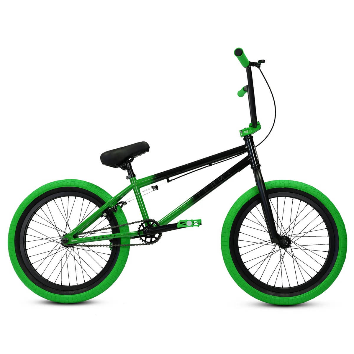 2025 Elite BMX STEALTH 20" Freestyle Hi-Tensile Steel BMX Bike
