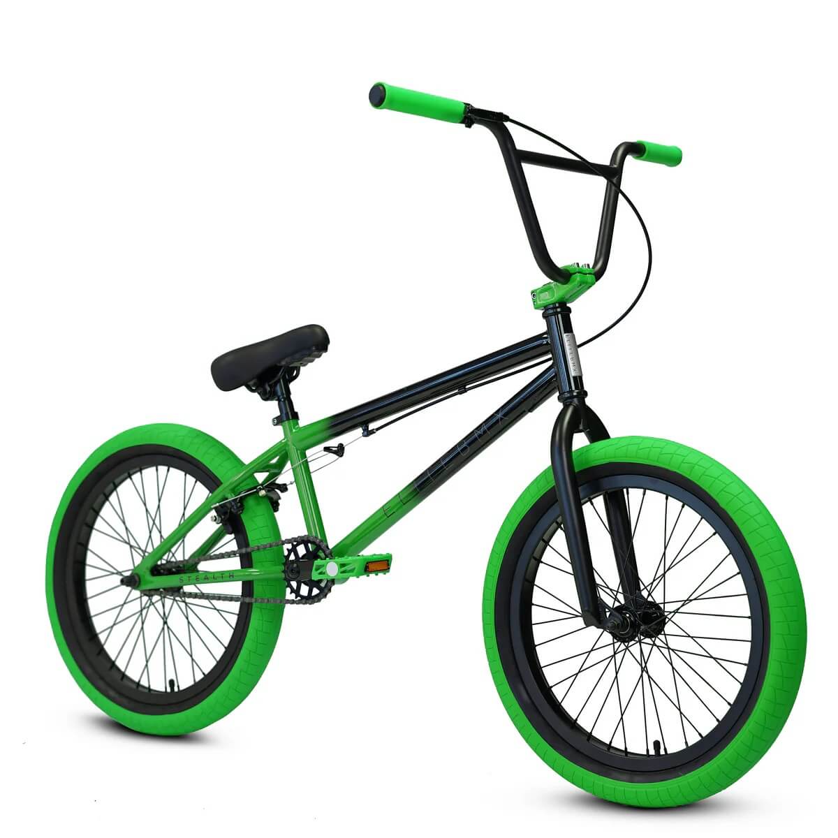 2024 Elite BMX STEALTH 20" Freestyle Hi-Tensile Steel BMX Bike