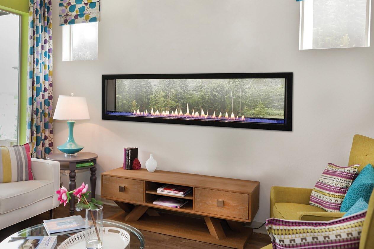 Empire 48" VFLB48SP Boulevard Linear See-Through Vent-Free Gas Fireplace
