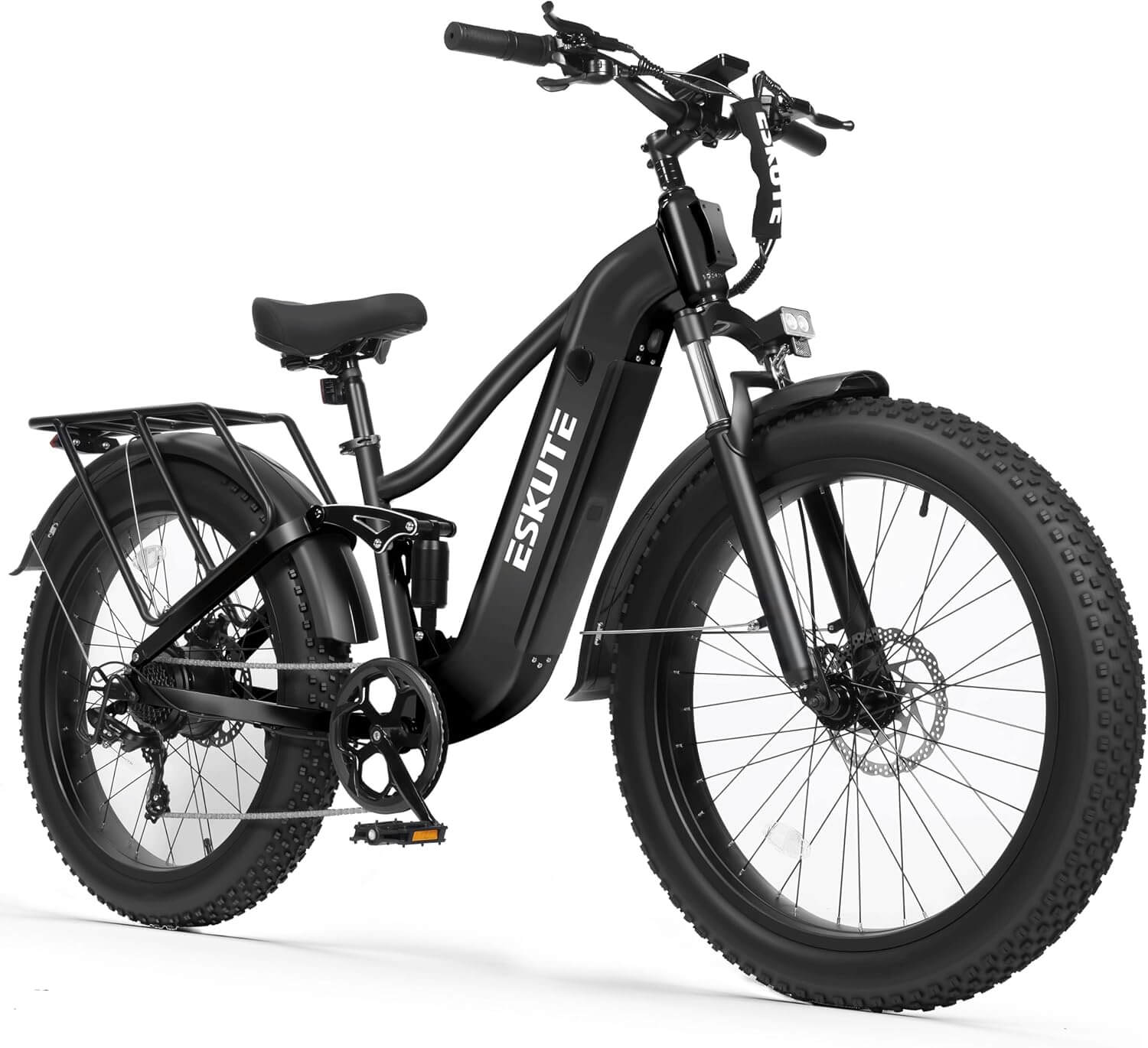 Eskute C300R-SO 1800W 48V 8 Speed Fat Tire Electric Mountain Bike