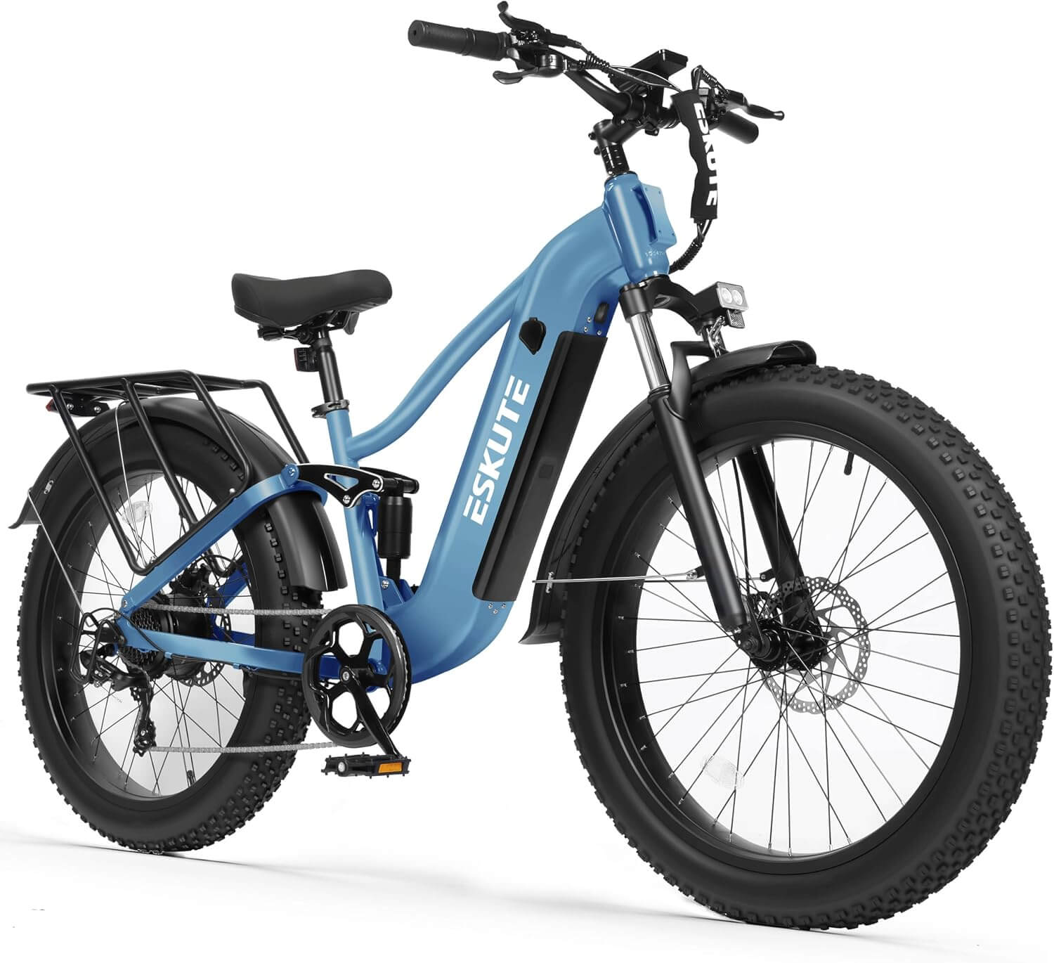 Eskute C300R-SO 1800W 48V 8 Speed Fat Tire Electric Mountain Bike