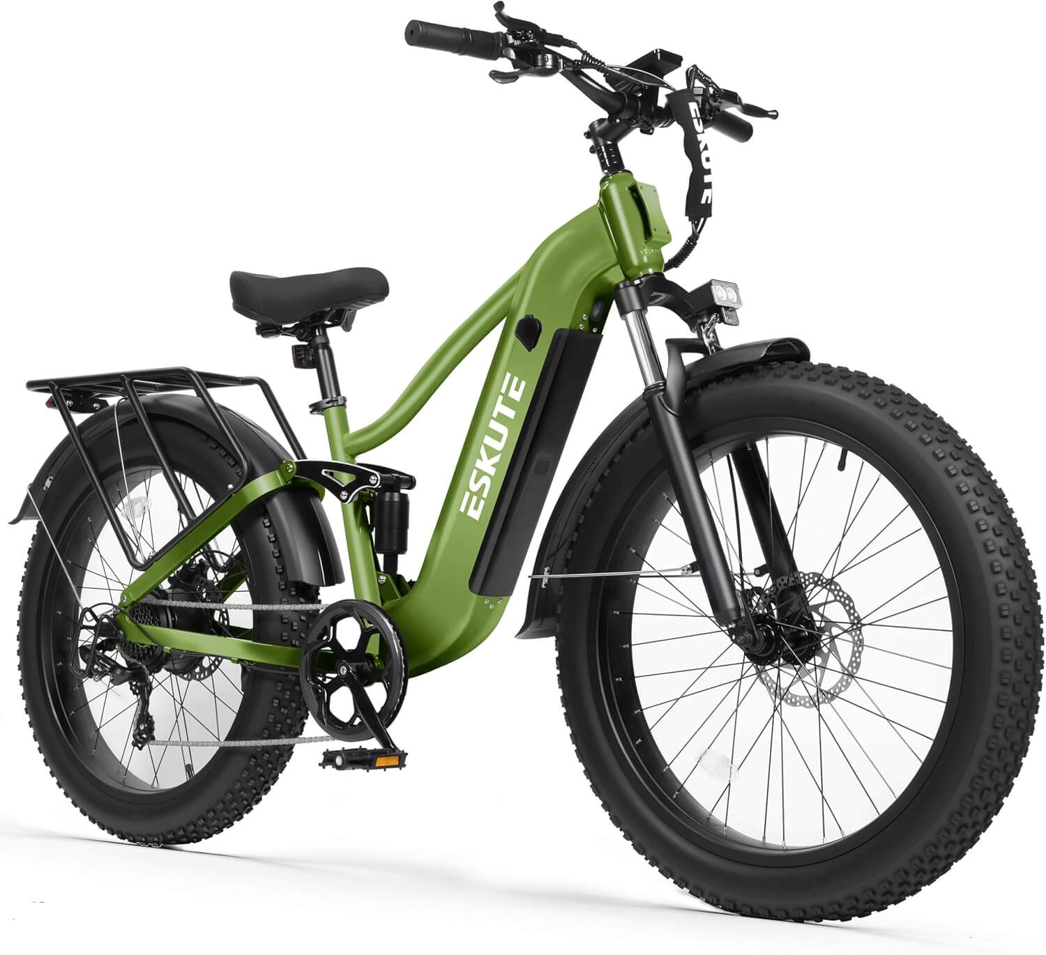 Eskute C300R-SO 1800W 48V 8 Speed Fat Tire Electric Mountain Bike