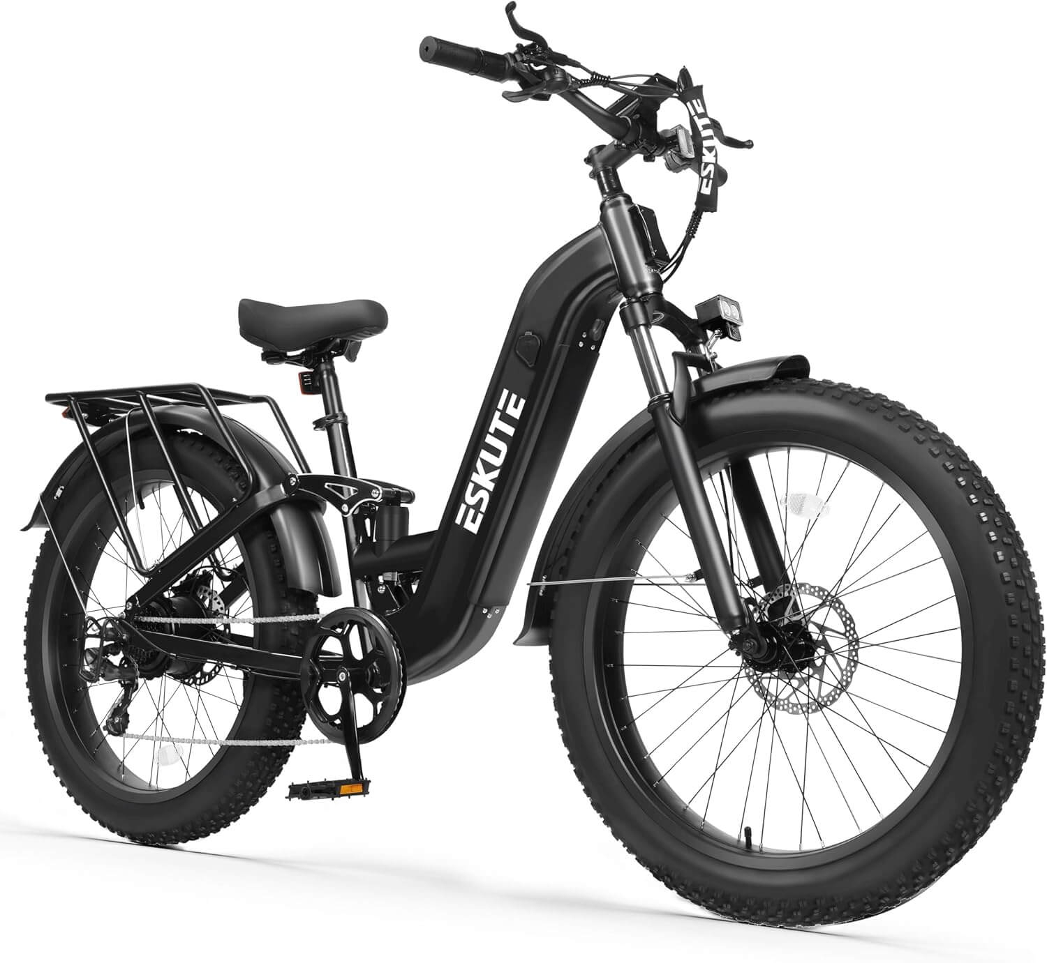 Eskute C300R-ST 1800W 48V 8 Speed Fat Tire Electric Mountain Bike
